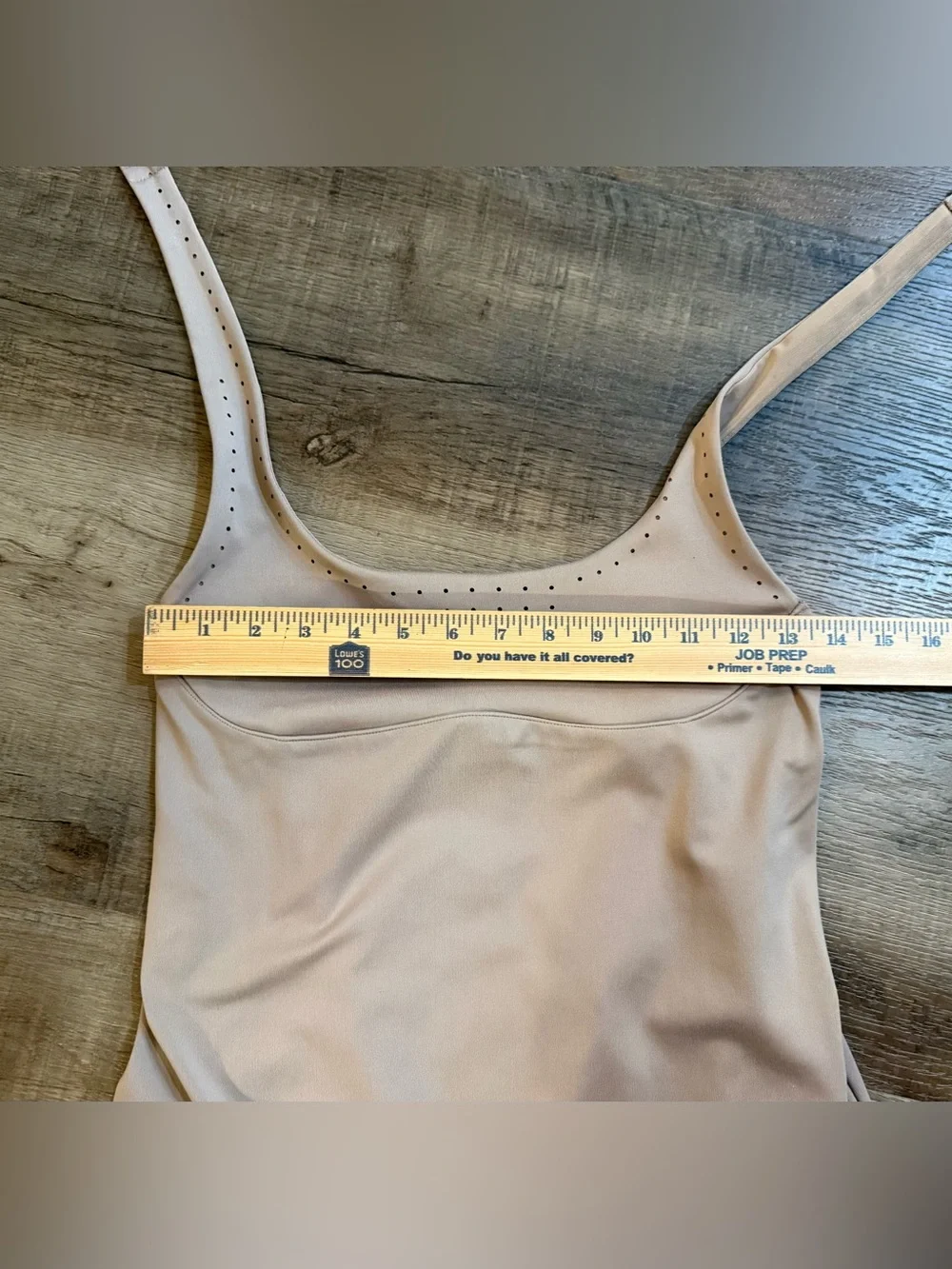 Victoria's Secret Essential Perforated Halter Dress Bare Taupe Size Small